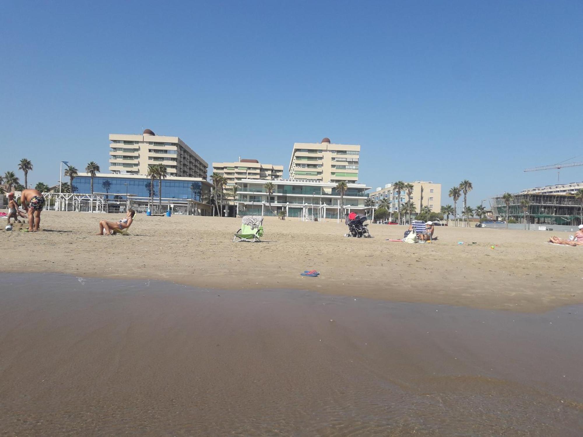 Apartamento Dos Habitaciones Primera Linea De Playa バレンシア エクステリア 写真