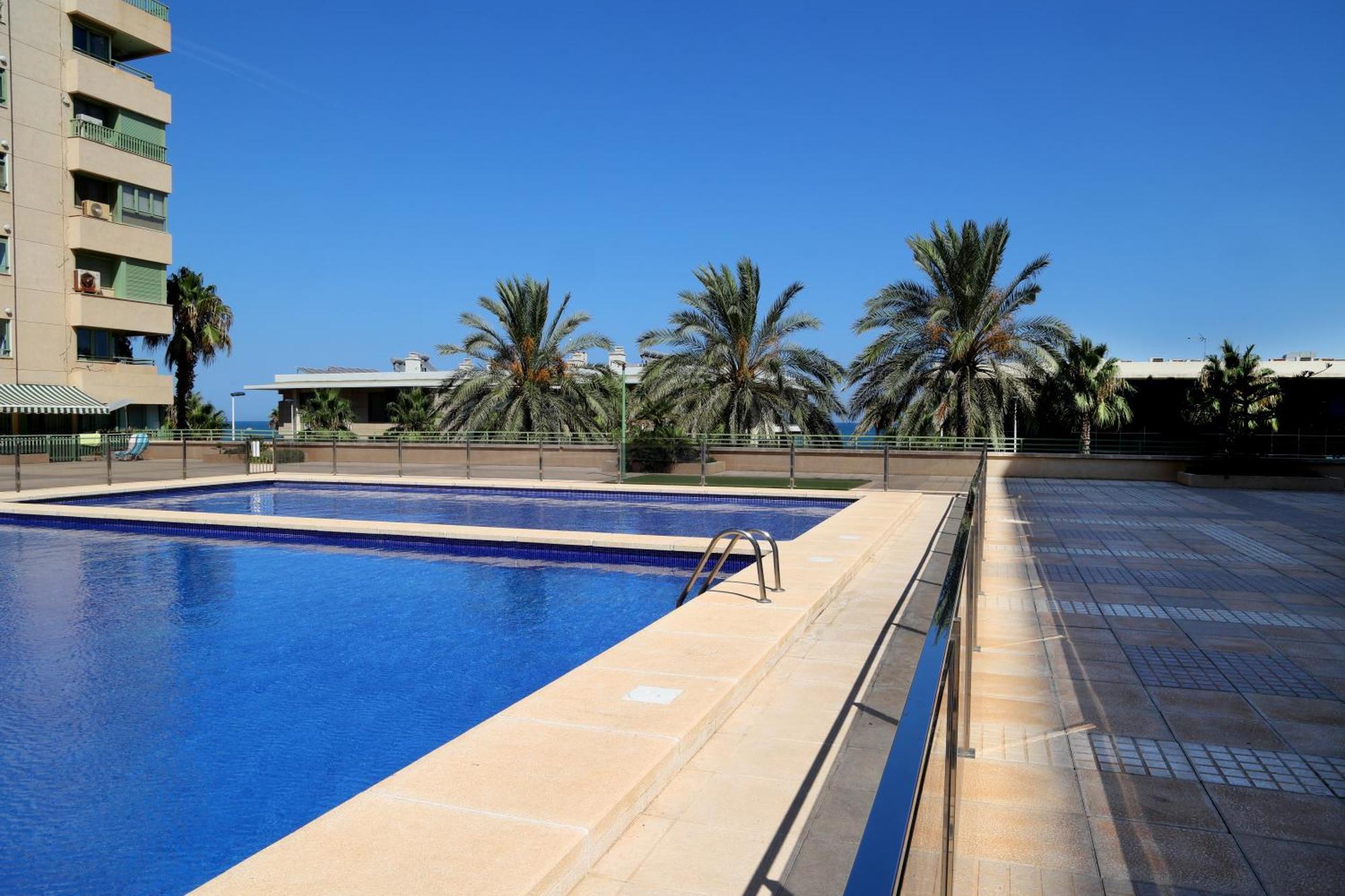 Apartamento Dos Habitaciones Primera Linea De Playa バレンシア エクステリア 写真
